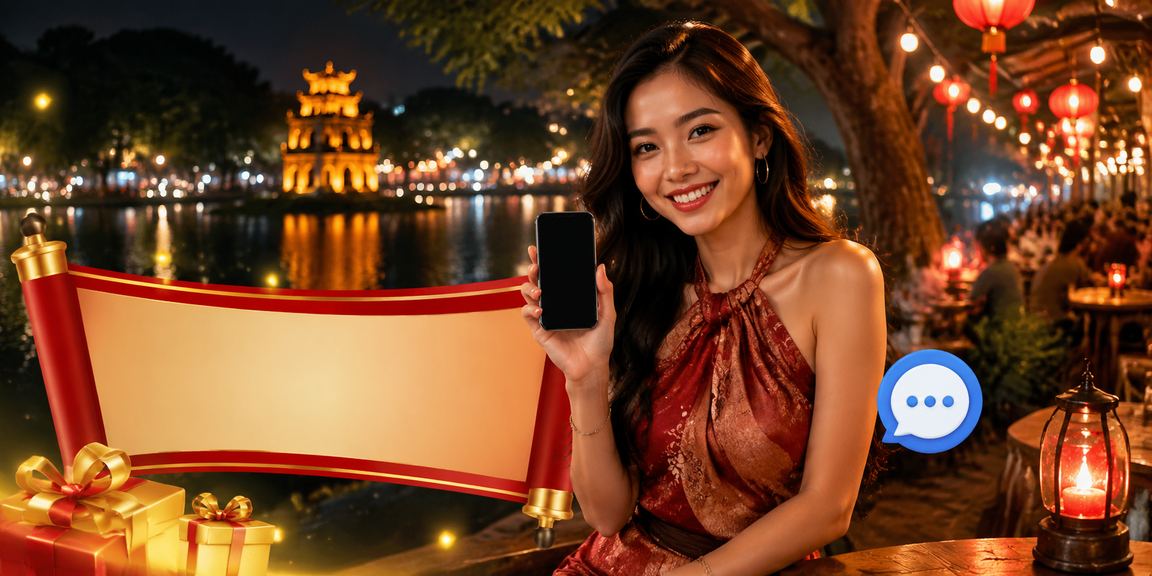 Trải nghiệm gt2 trên điện thoại tại chợ đêm Hà Nội